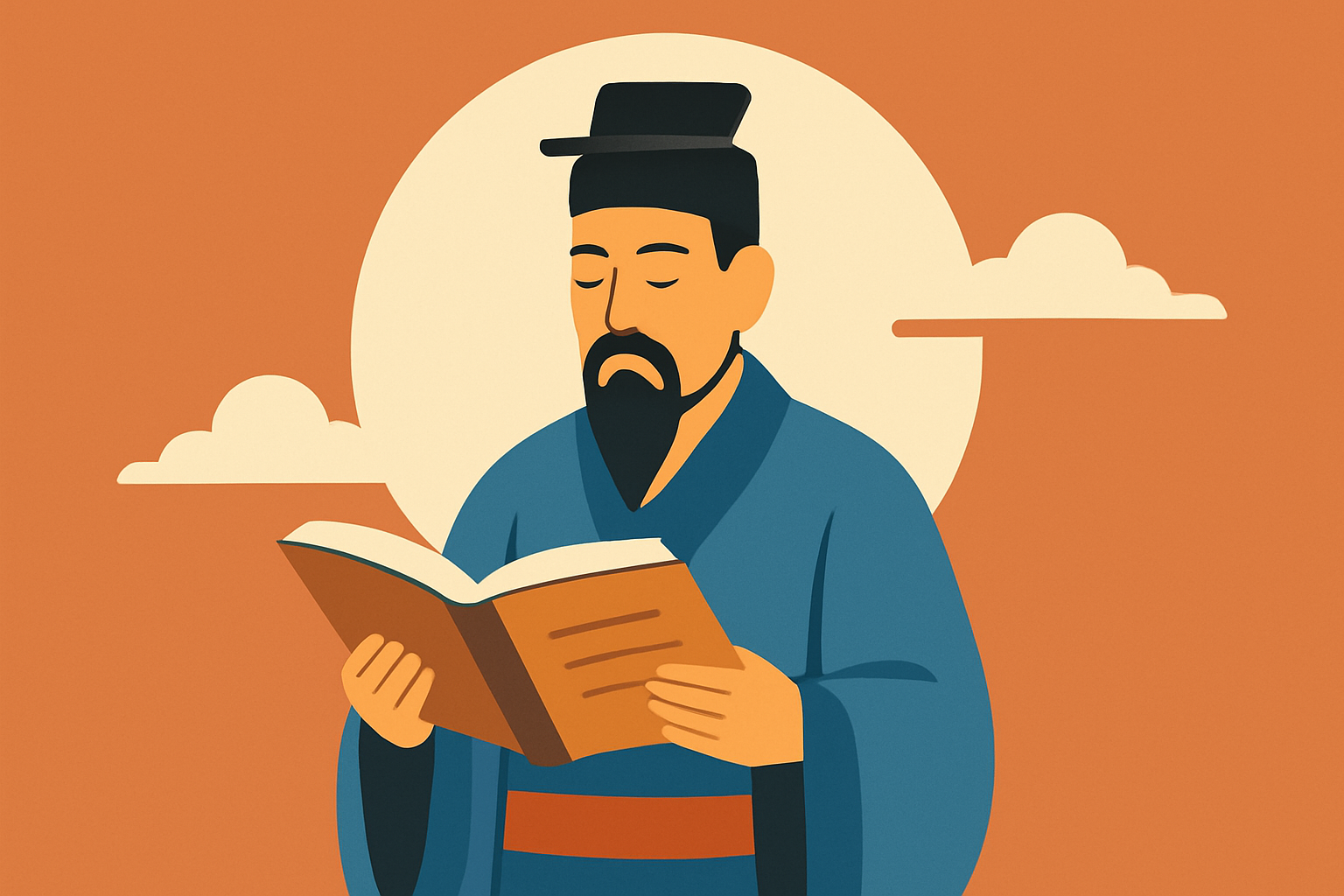 易経・中国古典のイメージイラスト