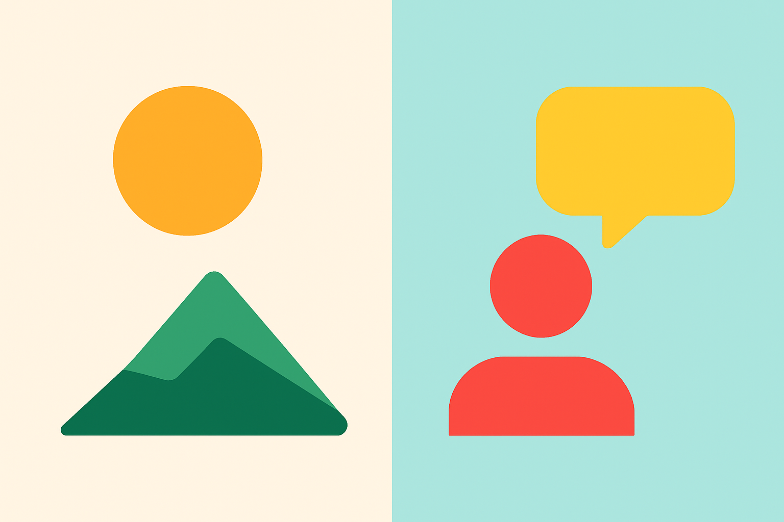 類語の違いを示す比較イメージ