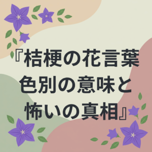 kikyou-hanakotoba