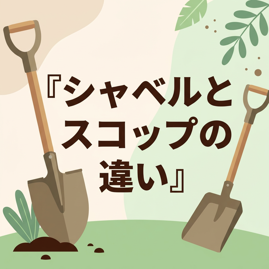 shovel-scoop-chigai